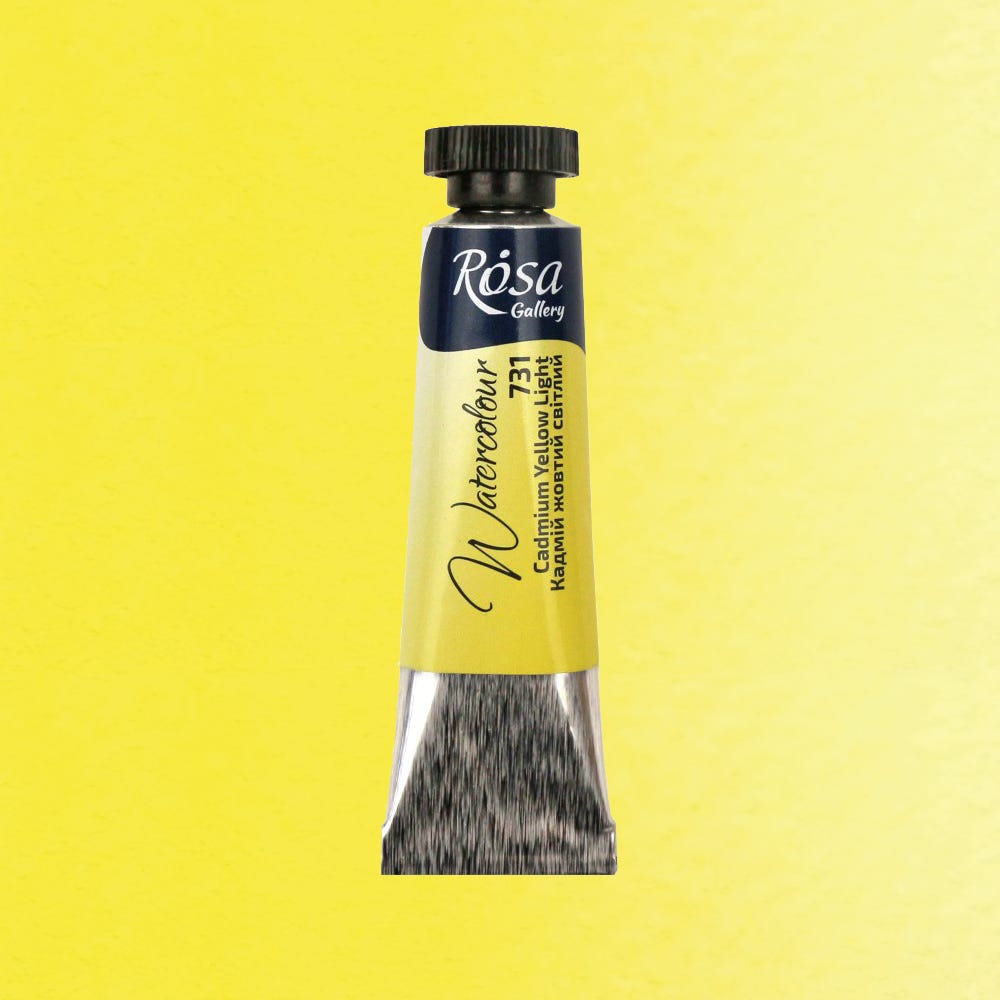 Rosa Gallery akvarell Cadmium Yellow Light tub 10ml