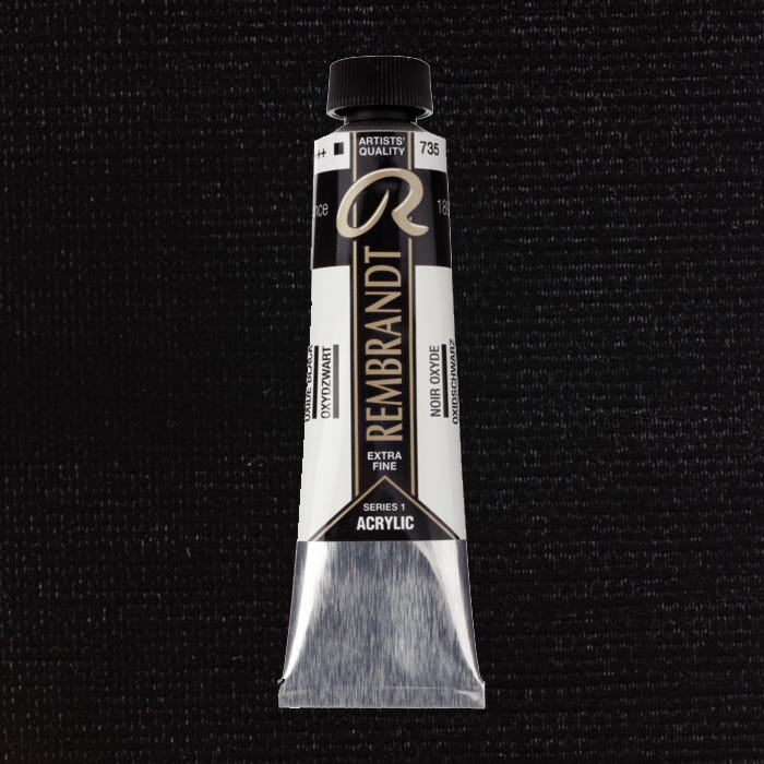 Rembrandt acrylic Oxide black 40ml