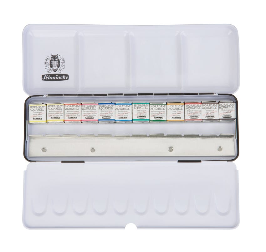 Schmincke Horadam 12 ½ koppar i metallåda