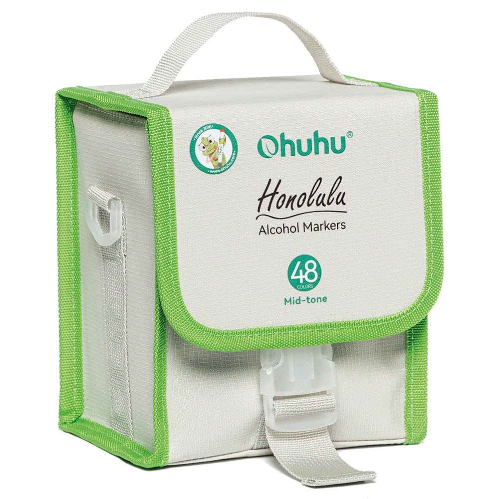 Ohuhu Artmarker 48 set Midtone Colours