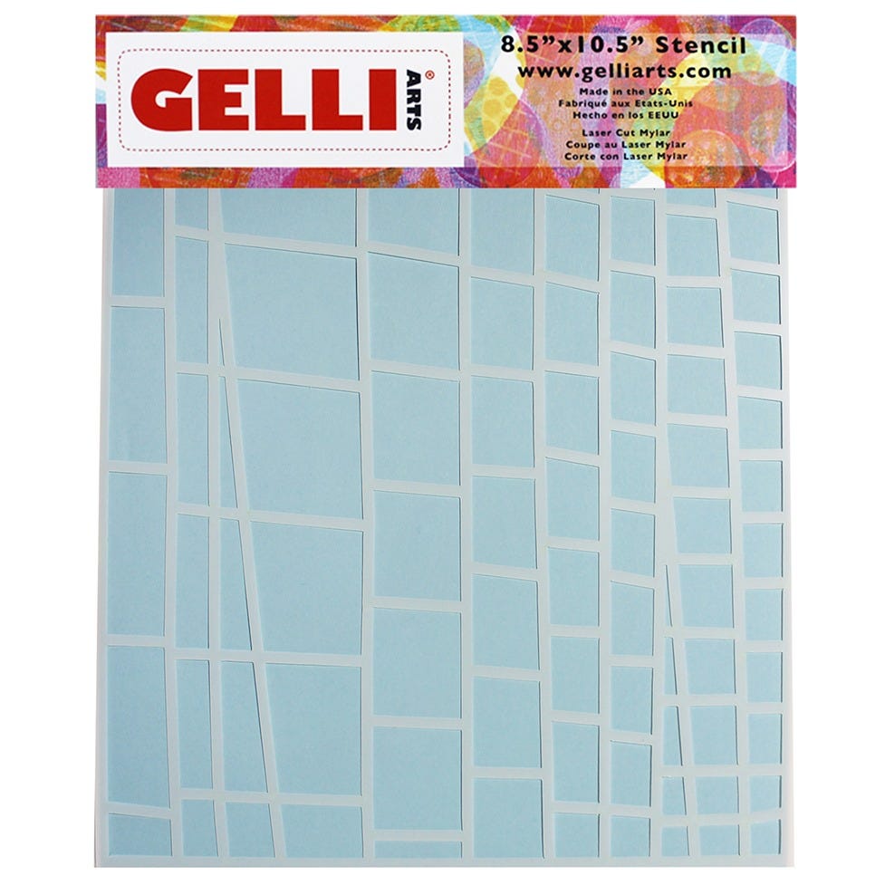 Schablon Gelli Arts "Ladder" 20.3x25.4 cm
