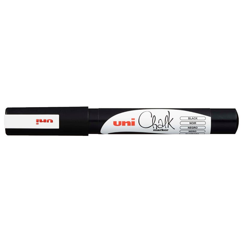 Uni ChalkMarker Black 5M