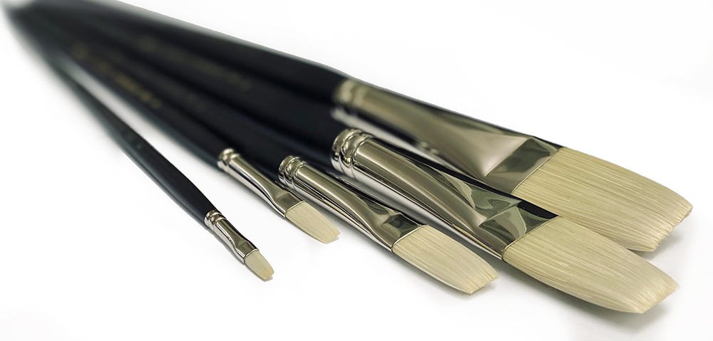 Penselset Artist Brislon Flat för olja & akryl