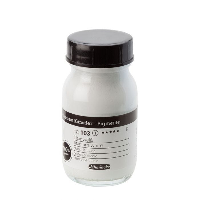 Schmincke Pigment Titanium white 100ml