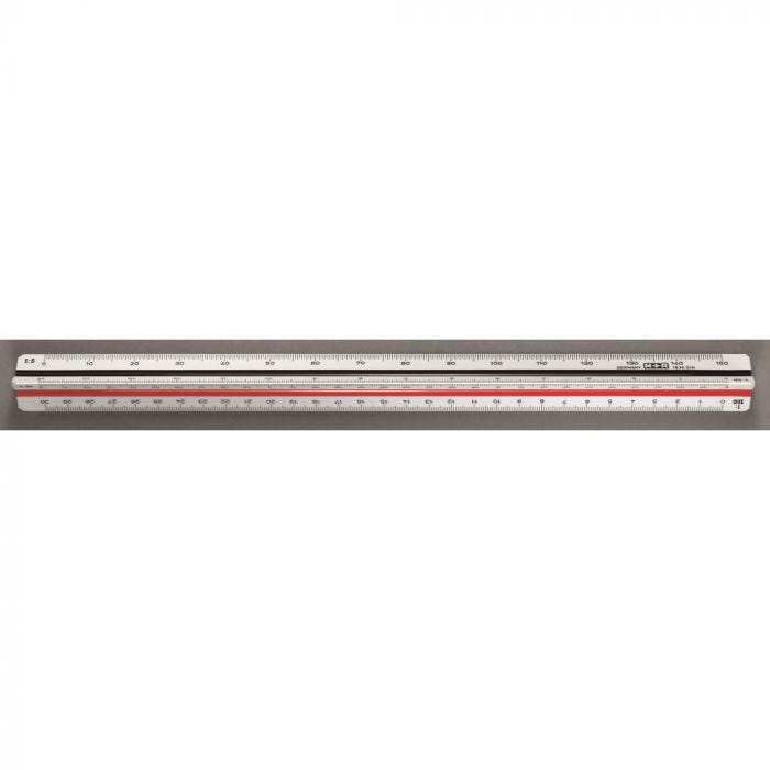 Skallinjal 30cm 6 skalor 1:20-1:500