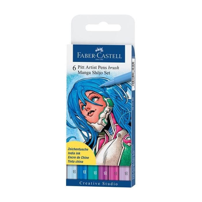 Faber Castell Manga Artist Pen Shojo 6-set