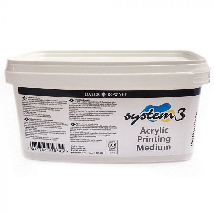 Screenprinting medium 1000ml för papper