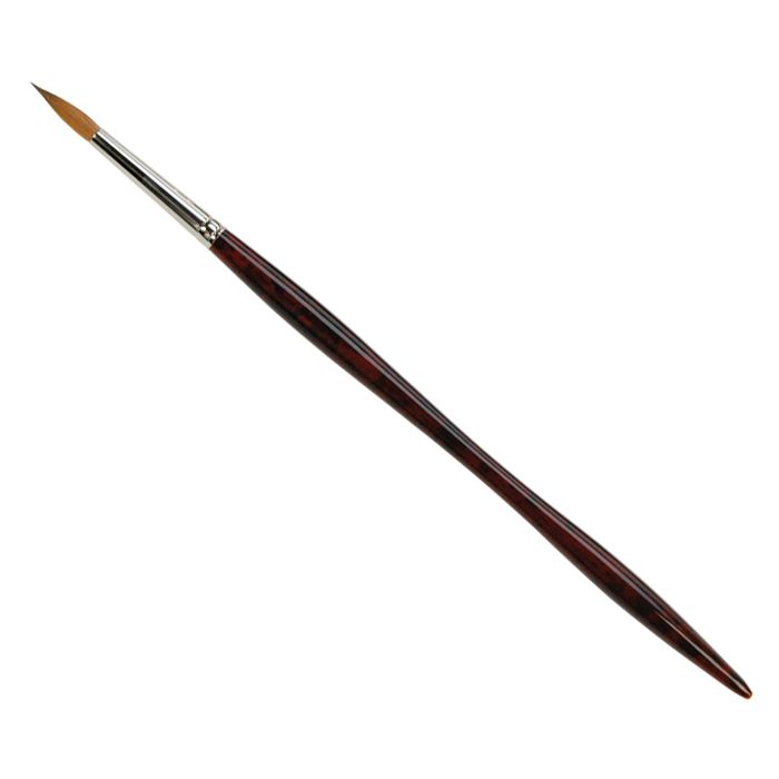 Kolinsky mästerpensel rund nr 6 specialhandtag