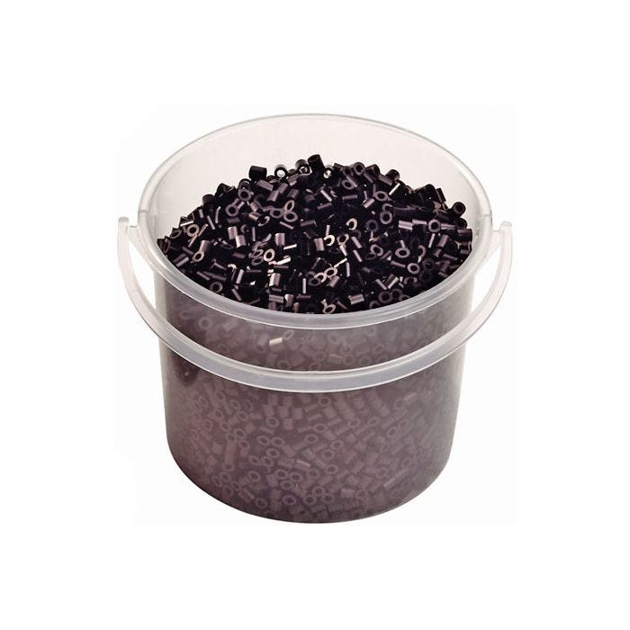 Rörpärlor Svart 6000st