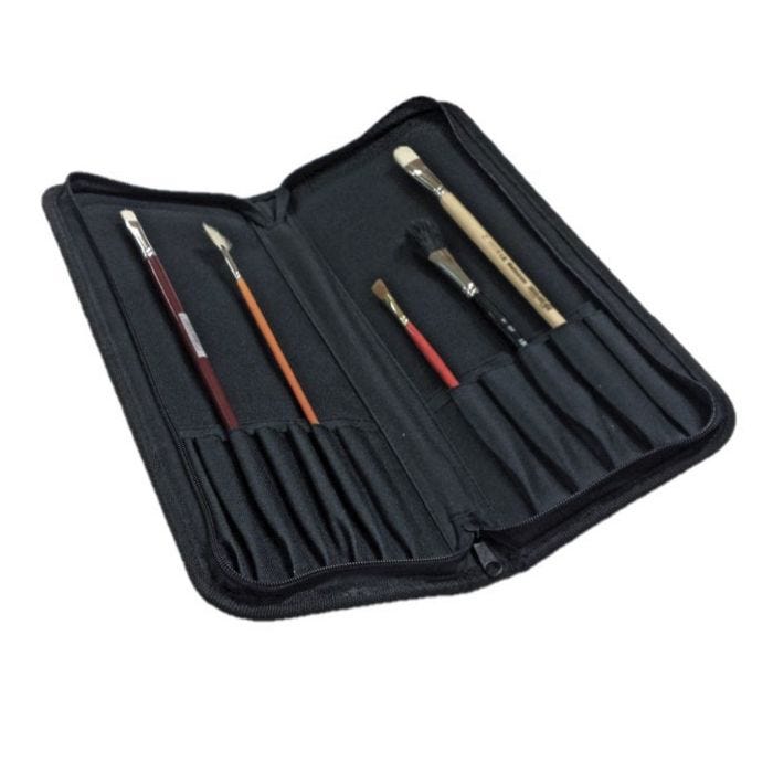 Penselportfölj 12 fack 37x15x3cm