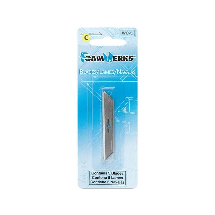 Logan blad XC-5 till V-grove, straight och Rabbet cutter  (5st)