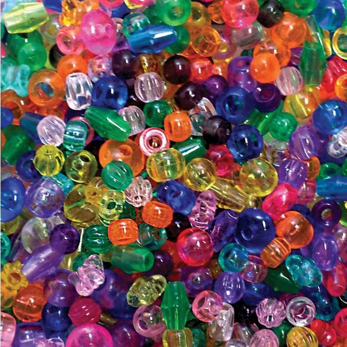 Pärlmix Transparent 2600st