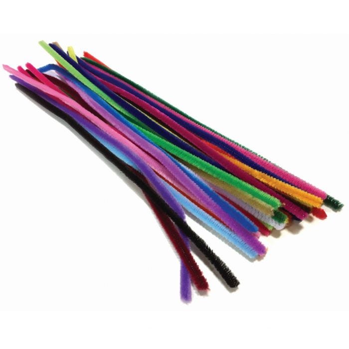 Piprensare ø6mm 30cm 10 färger 100st