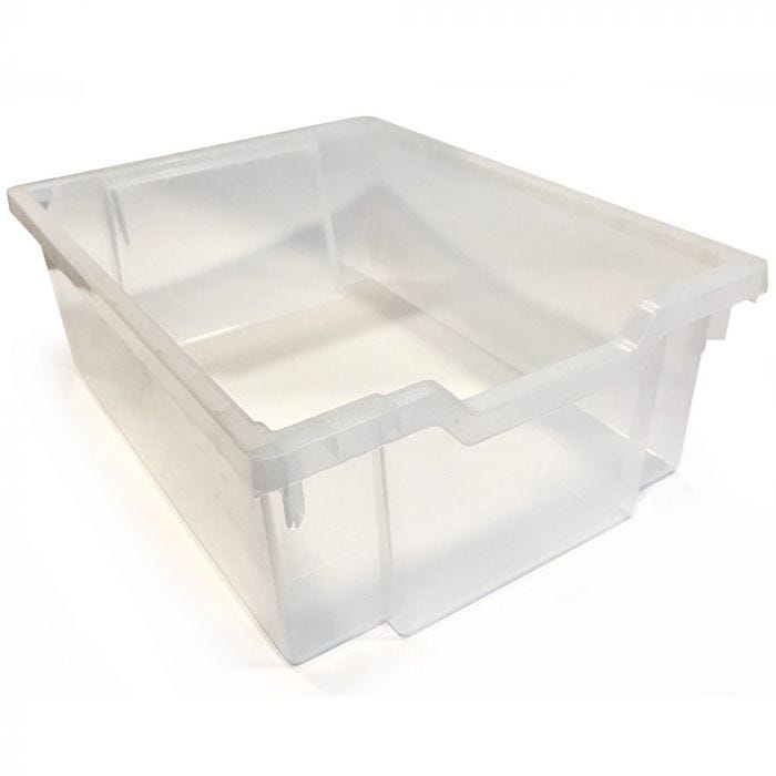 Förvaringsback hög transp. 312x427x150mm (bxlxh)•