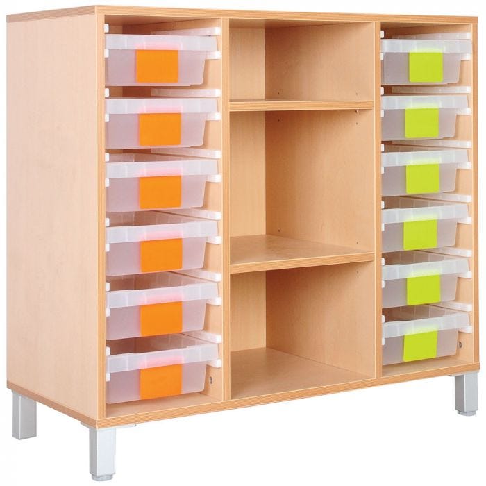 Förvaring Trio med backar Premium *beställningsvara*