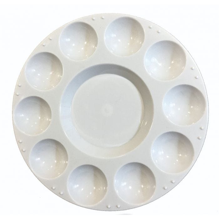 Plastpalett rund 11 hål d175mm