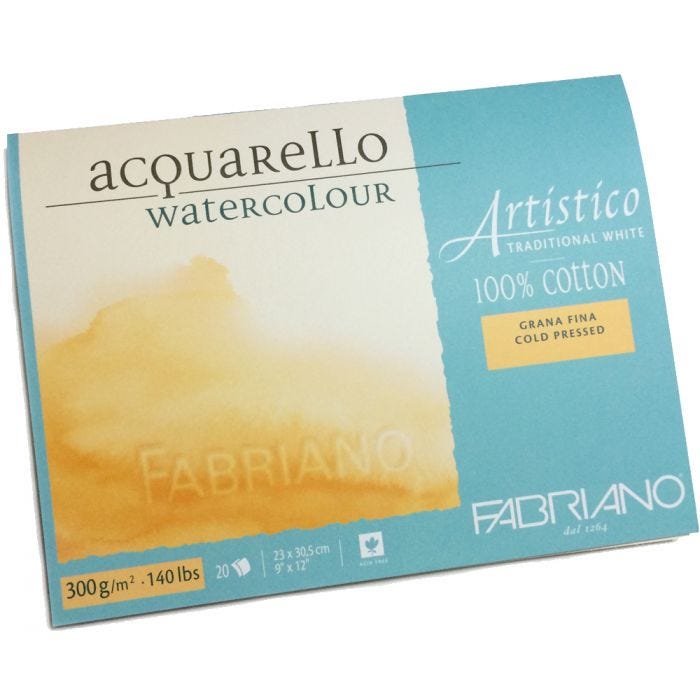 Fabriano Artistico akv.block 300g 23x30 Fin