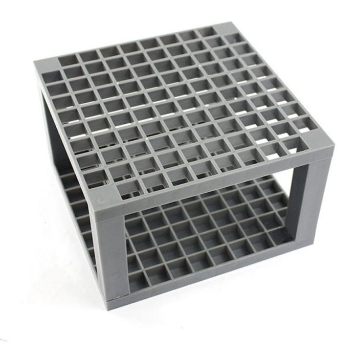 Penselställ kvadratiskt för 96 penslar