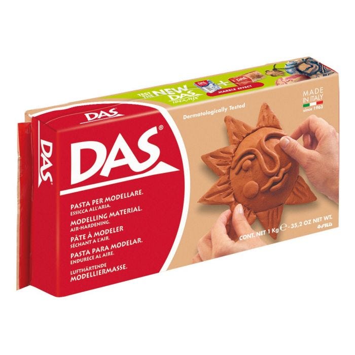 Das Pronto lufttorkande lera Terracotta Storpack 12x1kg