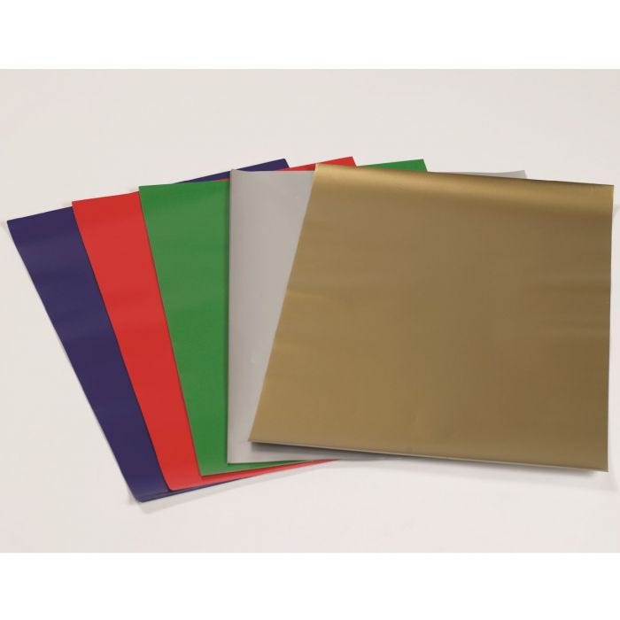 Glanspapper 30x50cm 20x5 färger•