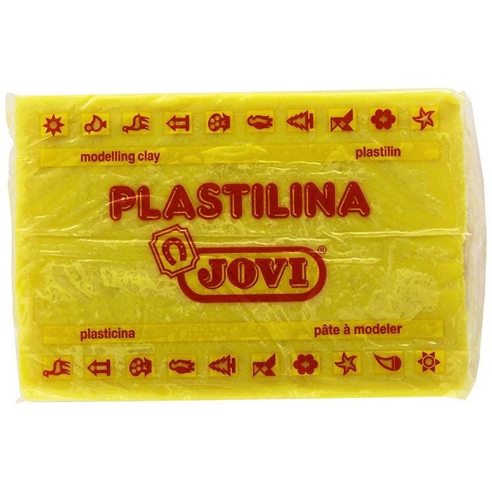 Plastilina Jovi 350g gul