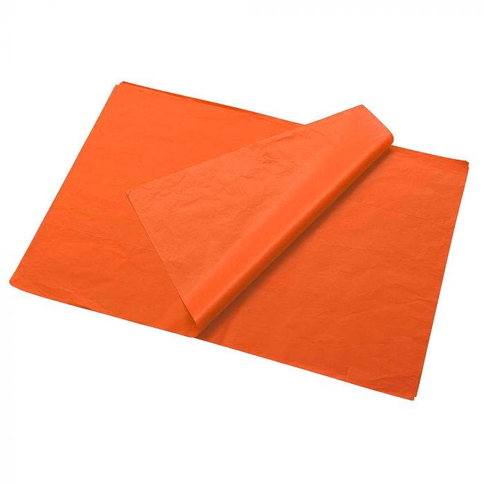 Silkespapper 25ark Orange 17g 50x75cm
