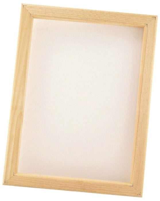 Screenram 50x60cm för papper 100-duk