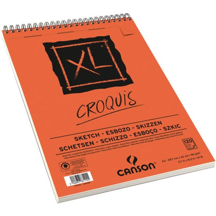 Skissblock Canson XL A5 90g 60blad