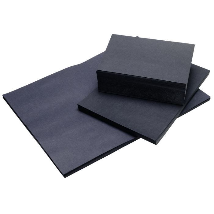 Tonpapper A3 svart 110g 250 ark