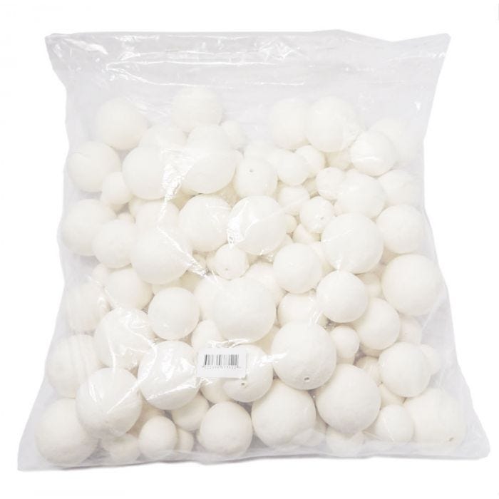 Vaddkulor storpack vita 250st/fp