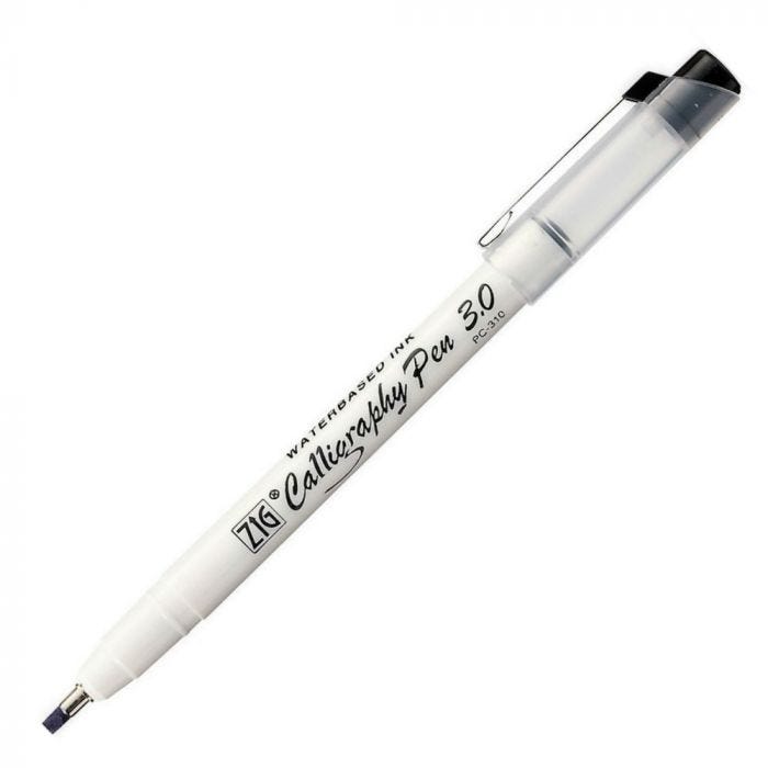Kalligrafipenna ZIG 3mm svart