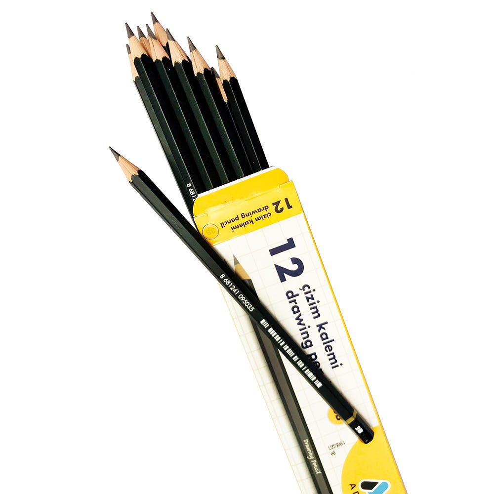 Blyertspenna 2B Adel 12st i förp.