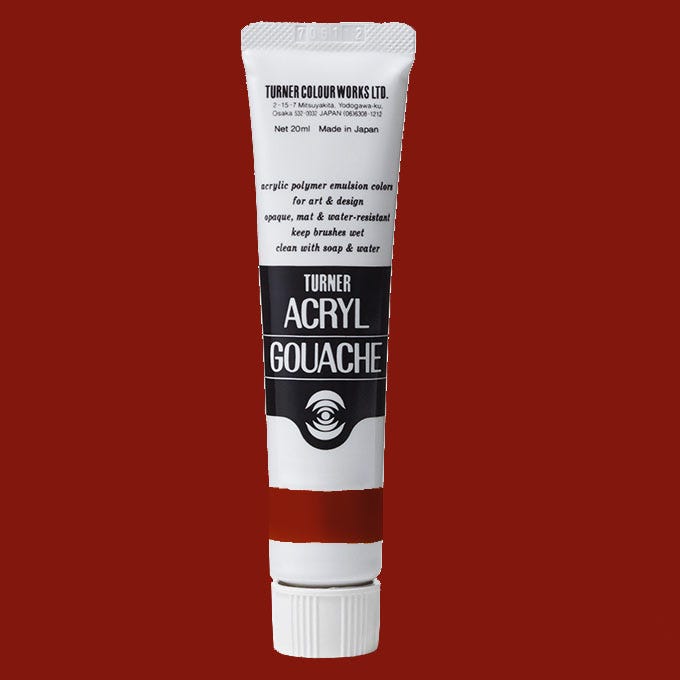 Turner Acryl Gouache Burnt Sienna 20ml