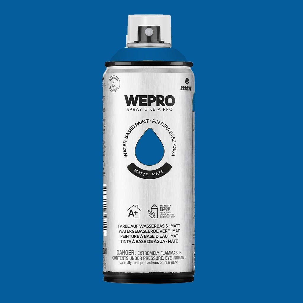 MTN waterbased sprayfärg Cadaqués Blue 400ml