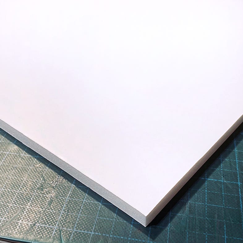 Cellplastkartong Vit 50x70cm 10mm styck