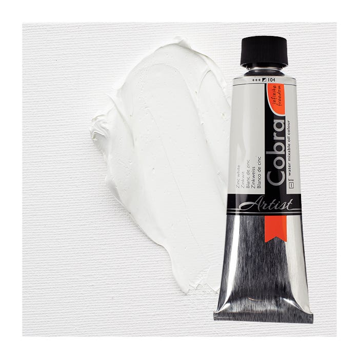 Cobra Artist oil water.m Zinc white 150ml