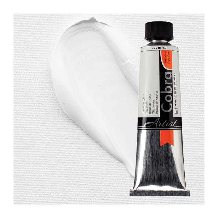 Cobra Artist oil water.m Titanium white 150ml