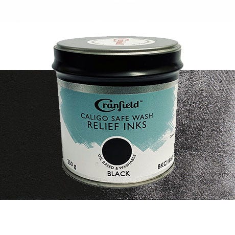 Caligo Safe wash Relief ink Black 250g