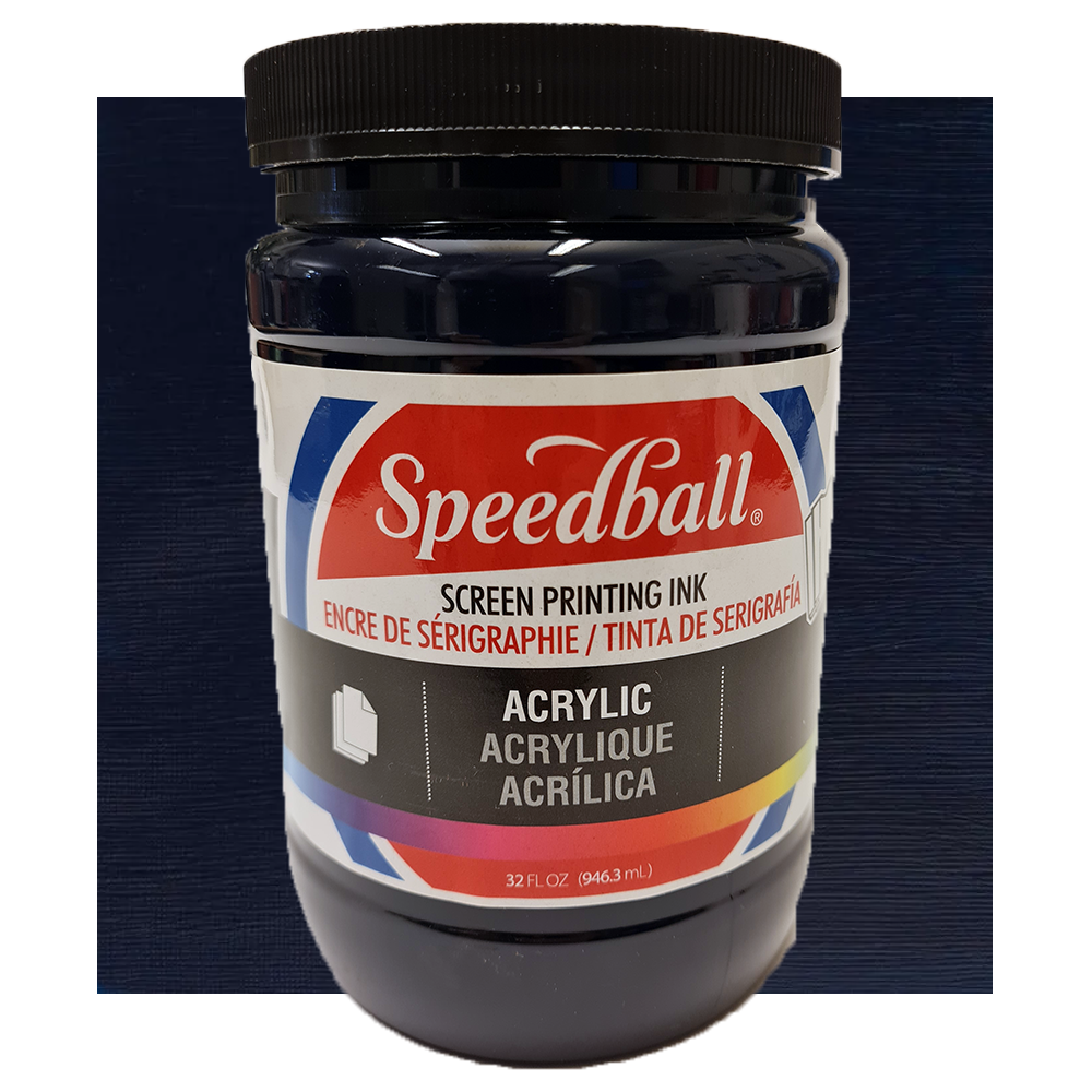 Acrylic Screentrycksfärg Speedball Dark Blue 946ml