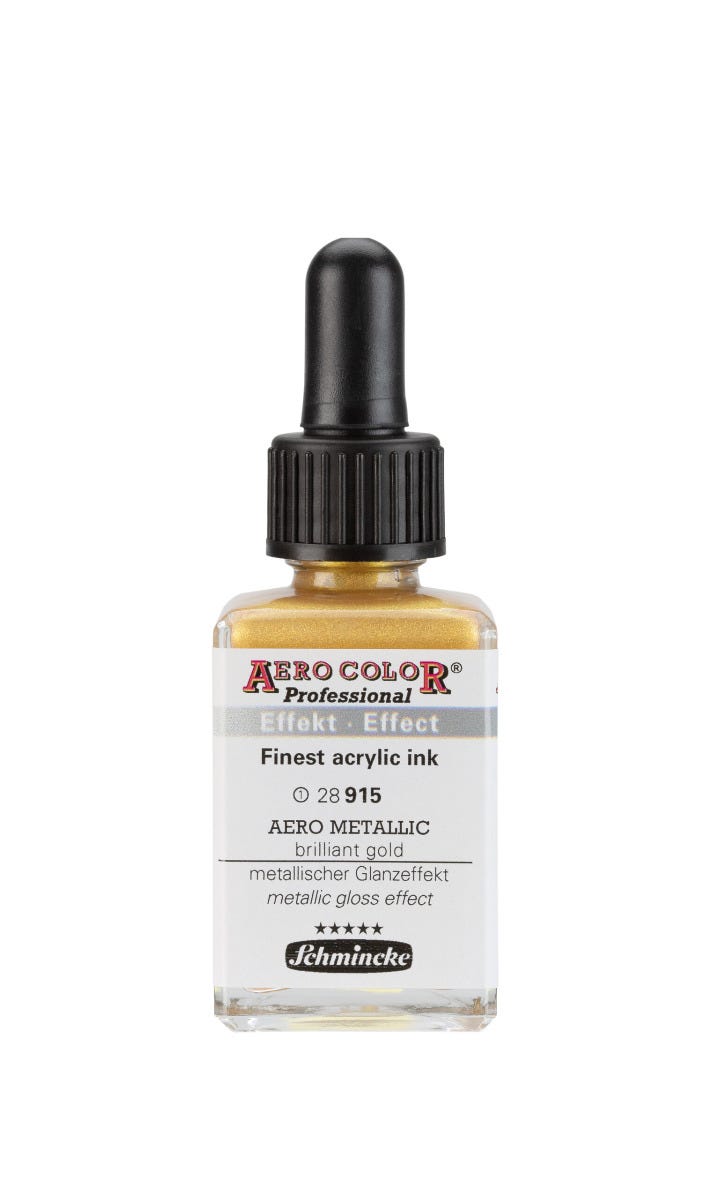 Aero Color Metallic Brilliant Gold 28ml Schmincke