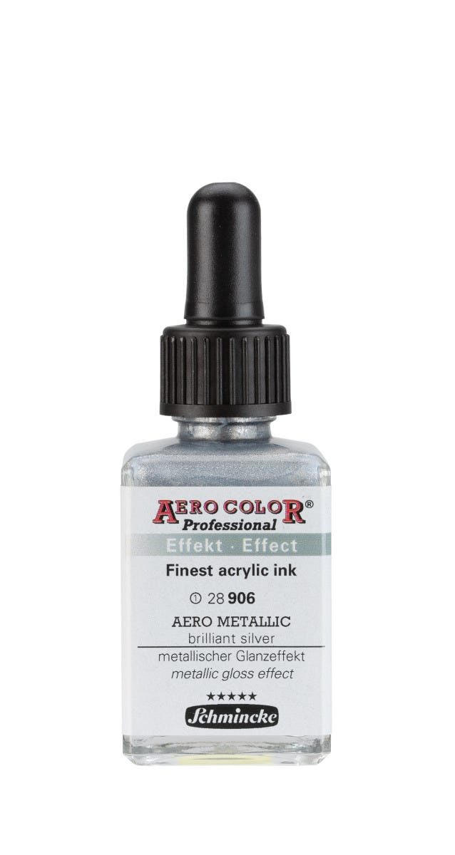 Aero Color Metallic Brill. Silver 28ml Schmincke