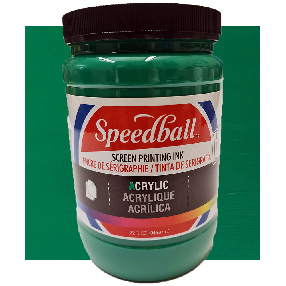 Acrylic Screentrycksfärg Speedball Emerald Green 946ml
