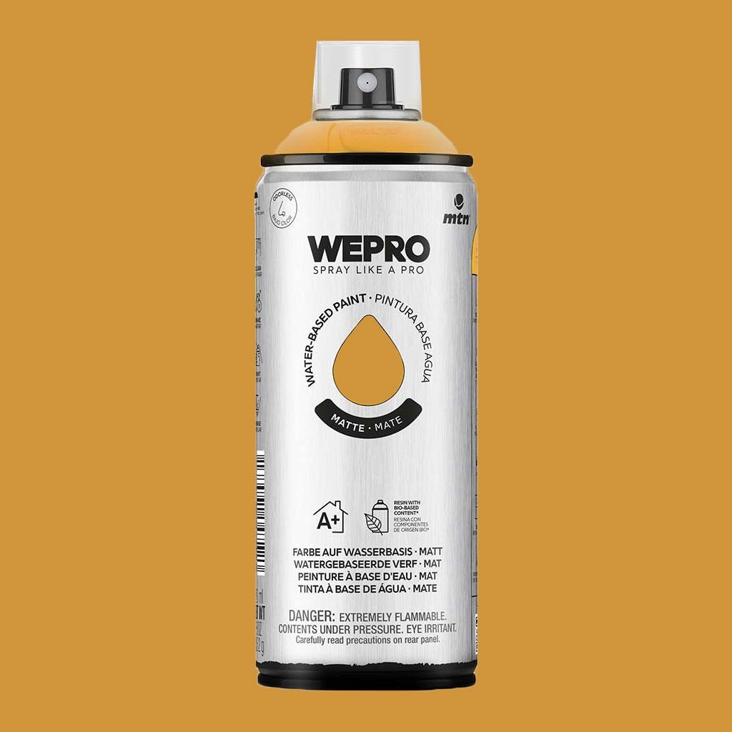 MTN waterbased sprayfärg Gobi Yellow 400ml