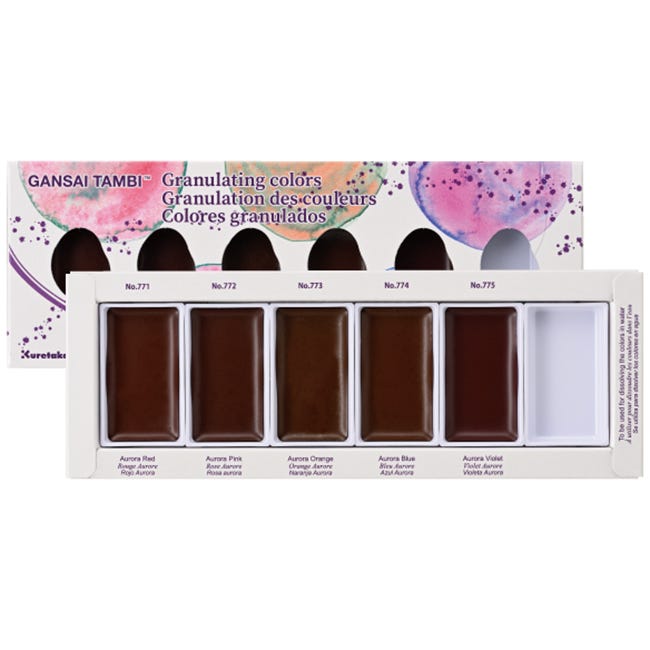 Gansai Tambi Akvarell 5-set Granulating