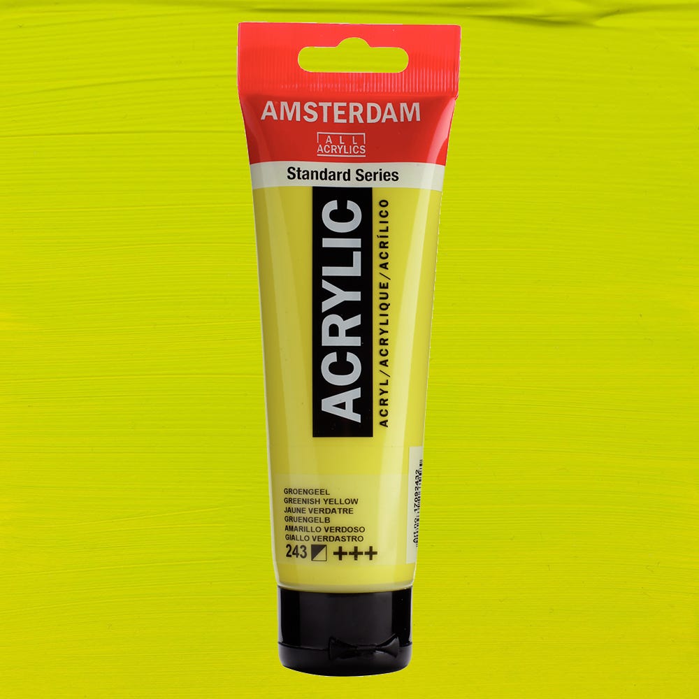 Amsterdam akryl Greenish yellow 120ml