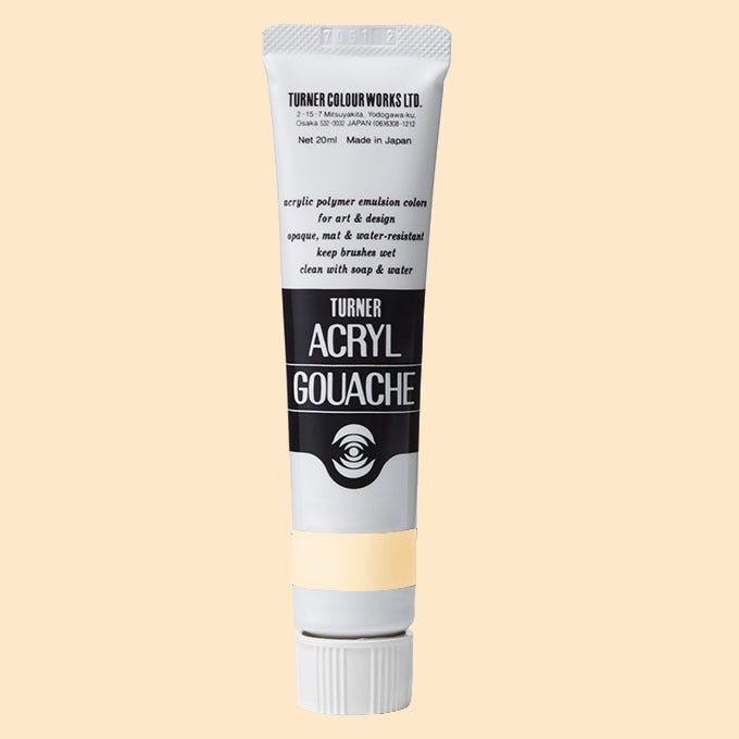 Turner Acryl Gouache Ivory Yellow 20ml