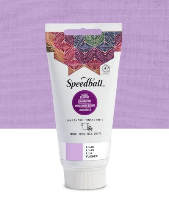Linofärg textil Speedball Lilac 74ml