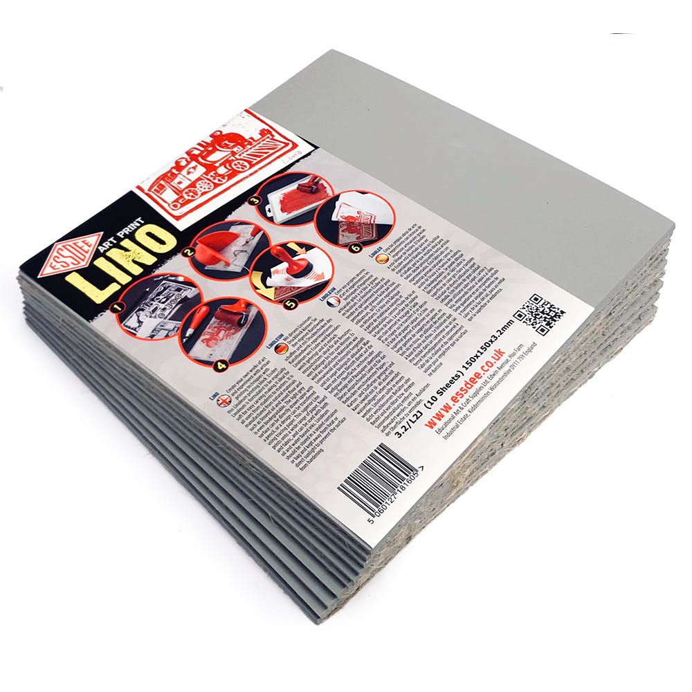 Linoleum 3.2mm 300x300mm grå 10st