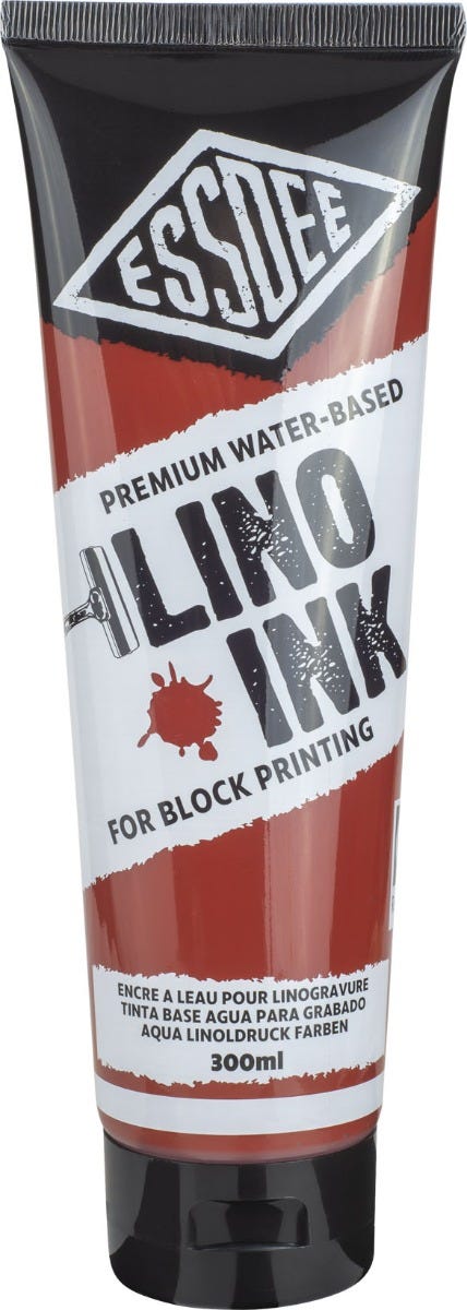 Linofärg Essdee Burnt sienna 300ml