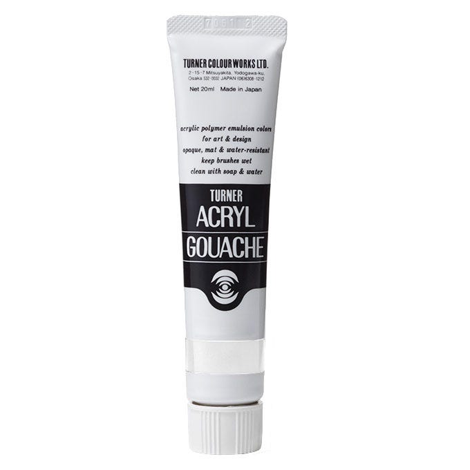 Turner Acryl Gouache Mixing White 20ml